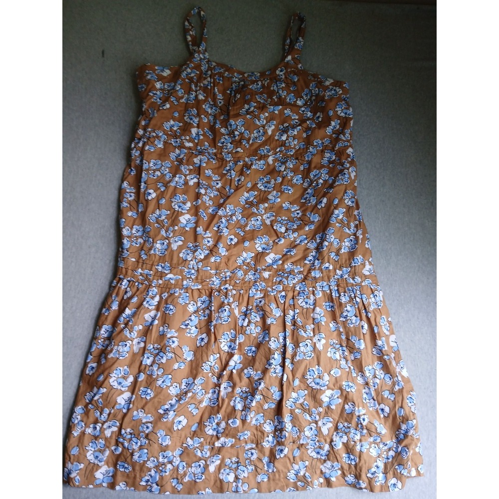 Pact Dress XL Midi Organic Cotton Peasant Bohemian Cottage Core Boho Pockets